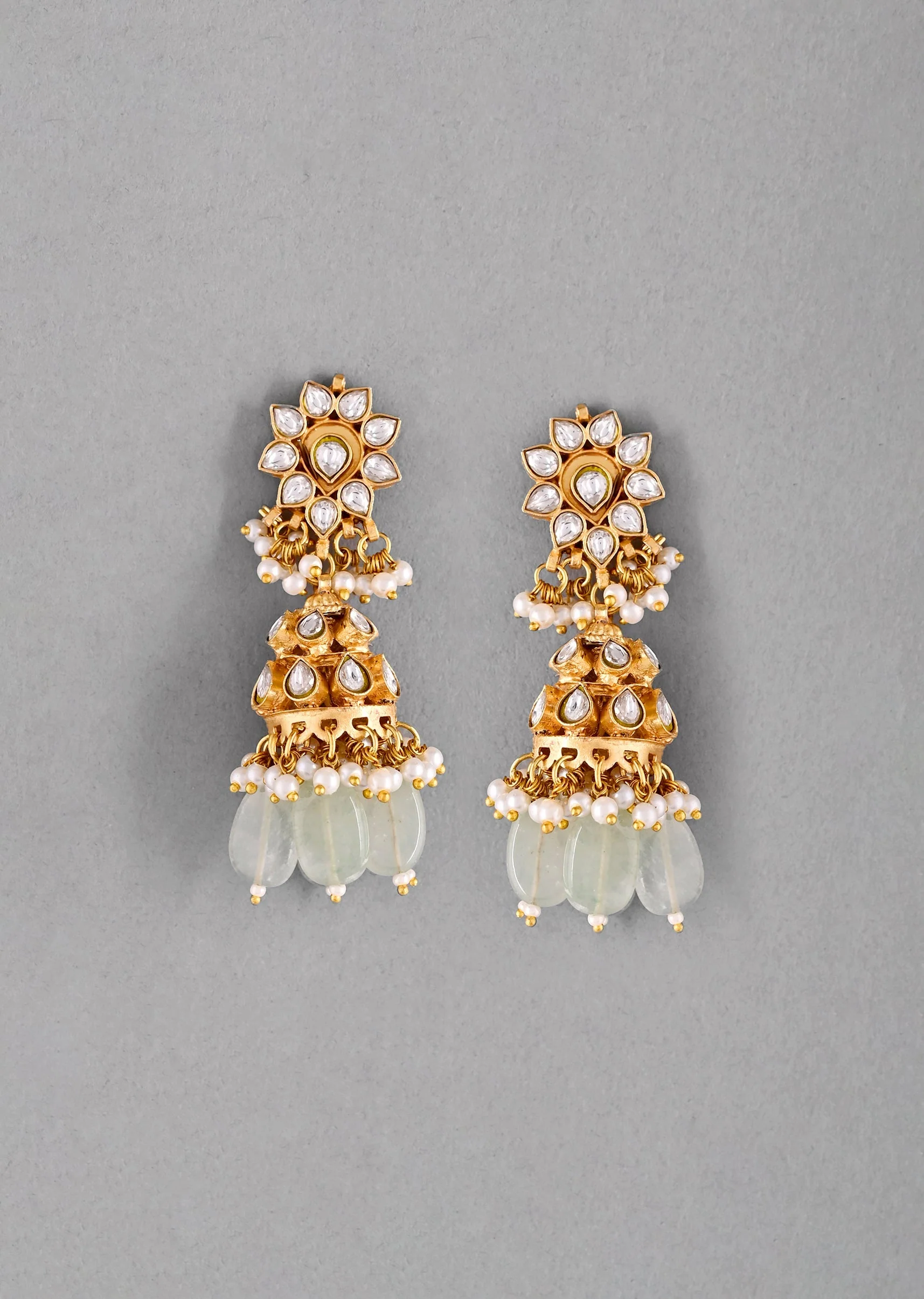 1005-mint-green-gold-earrings-with-pachi-kundan-2.webp Mint Green Gold Earrings With Pachi Kundan