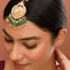 1008-mint-green-kundan-embellished-maangtikka-1.webp Mint Green Kundan Embellished Maangtikka