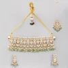 1009-green-kundan-necklace-maangtikka-and-earrings-set-2.webp Green Kundan Necklace, Maangtikka and Earrings Set
