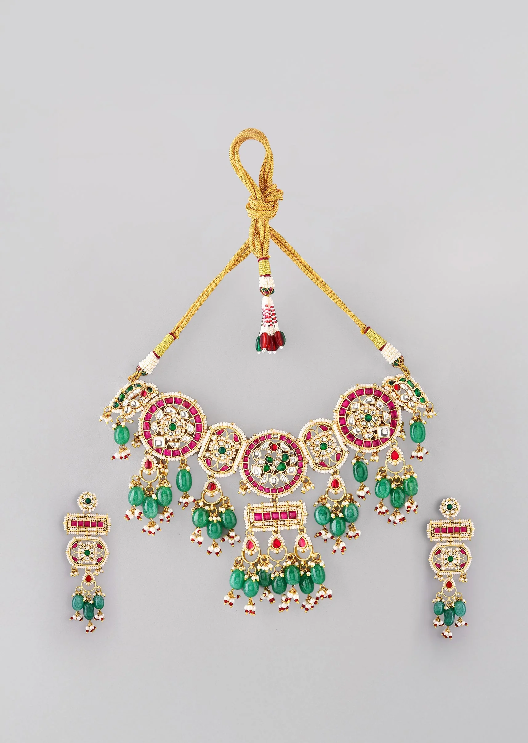 1012-multi-kundan-bead-drop-necklace-and-earrings-set-2.webp Multi Kundan Bead Drop Necklace and Earrings Set