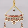 1013-red-multi-necklace-set-with-pachi-kundan-2.webp Red Multi Necklace Set With Pachi Kundan
