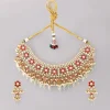 1016-multi-red-necklace-set-with-pachi-kundan-2.webp Multi Red Necklace Set With Pachi Kundan