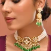 1017-green-kundan-pendant-bead-drop-necklace-and-earrings-set-1.webp Green Kundan Pendant Bead Drop Necklace and Earrings Set