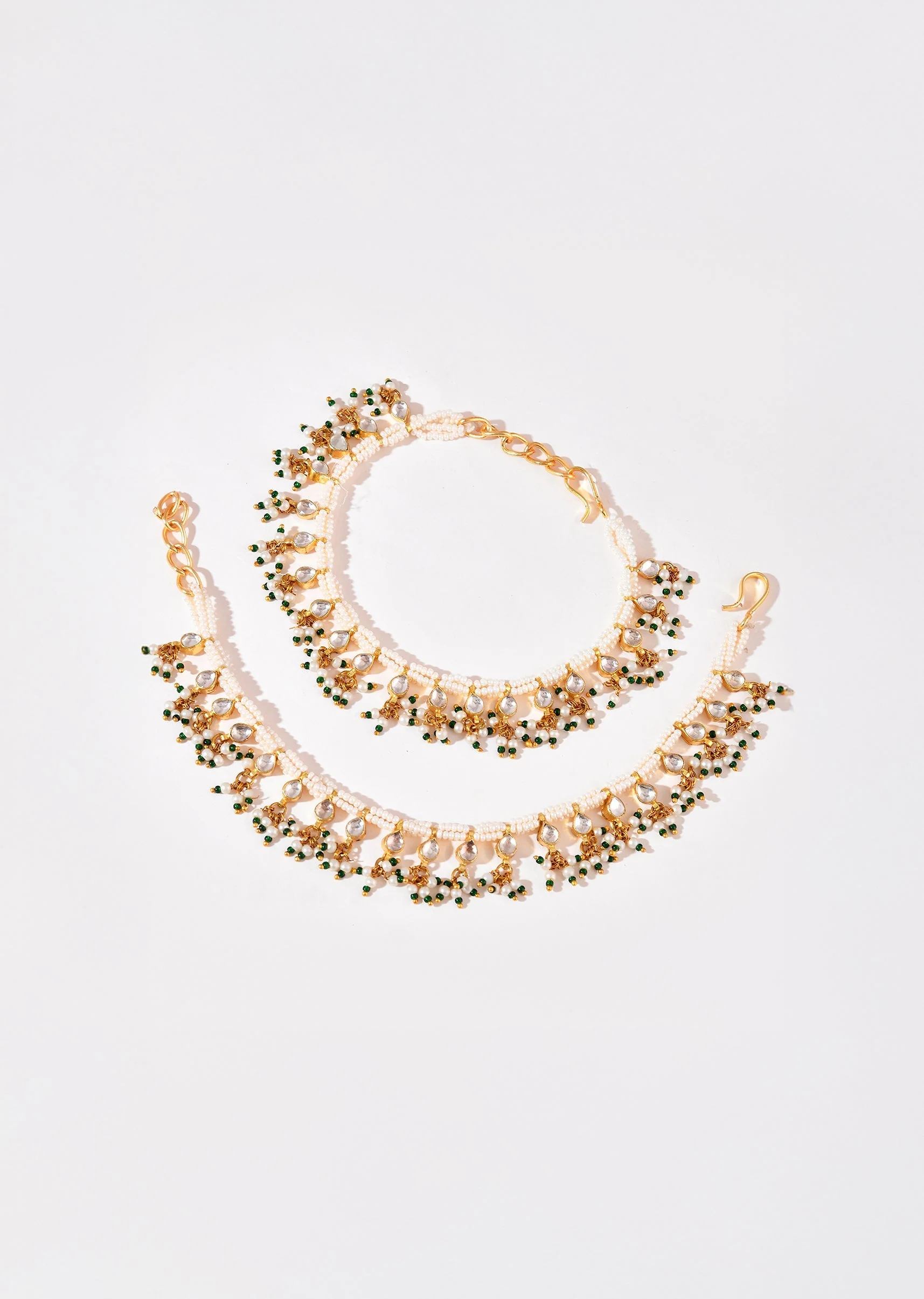 1020-white-bead-drop-kundan-anklet-set-2.webp White Bead Drop Kundan Anklet Set