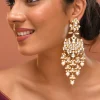 1027-white-earrings-with-pachi-kundan-1.webp White Earrings With Pachi Kundan