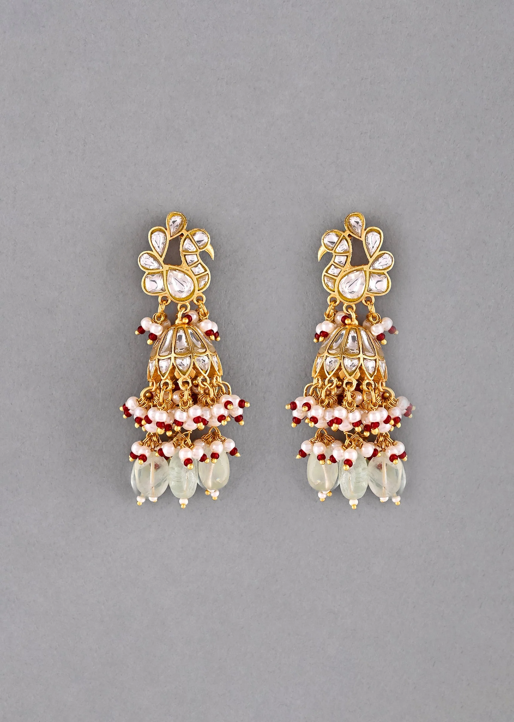 1028-mint-green-earrings-with-pachi-kundan-2.webp Mint Green Earrings With Pachi Kundan