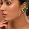 1030-dark-green-earrings-with-pachi-kundan-1.webp Dark Green Earrings With Pachi Kundan