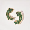 1030-dark-green-earrings-with-pachi-kundan-2.webp Dark Green Earrings With Pachi Kundan
