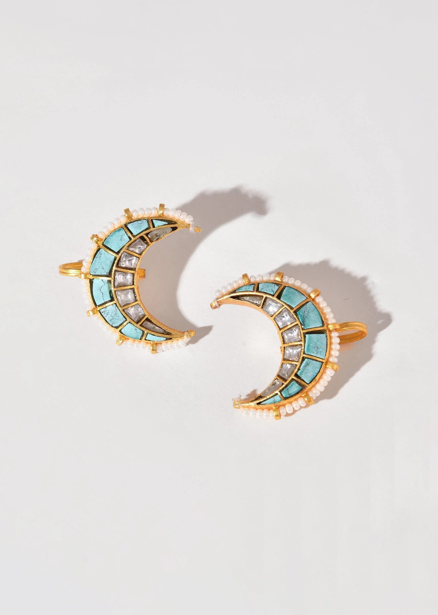 1032-aqua-blue-gold-earrings-with-pachi-kundan-2.webp Aqua Blue Gold Earrings With Pachi Kundan