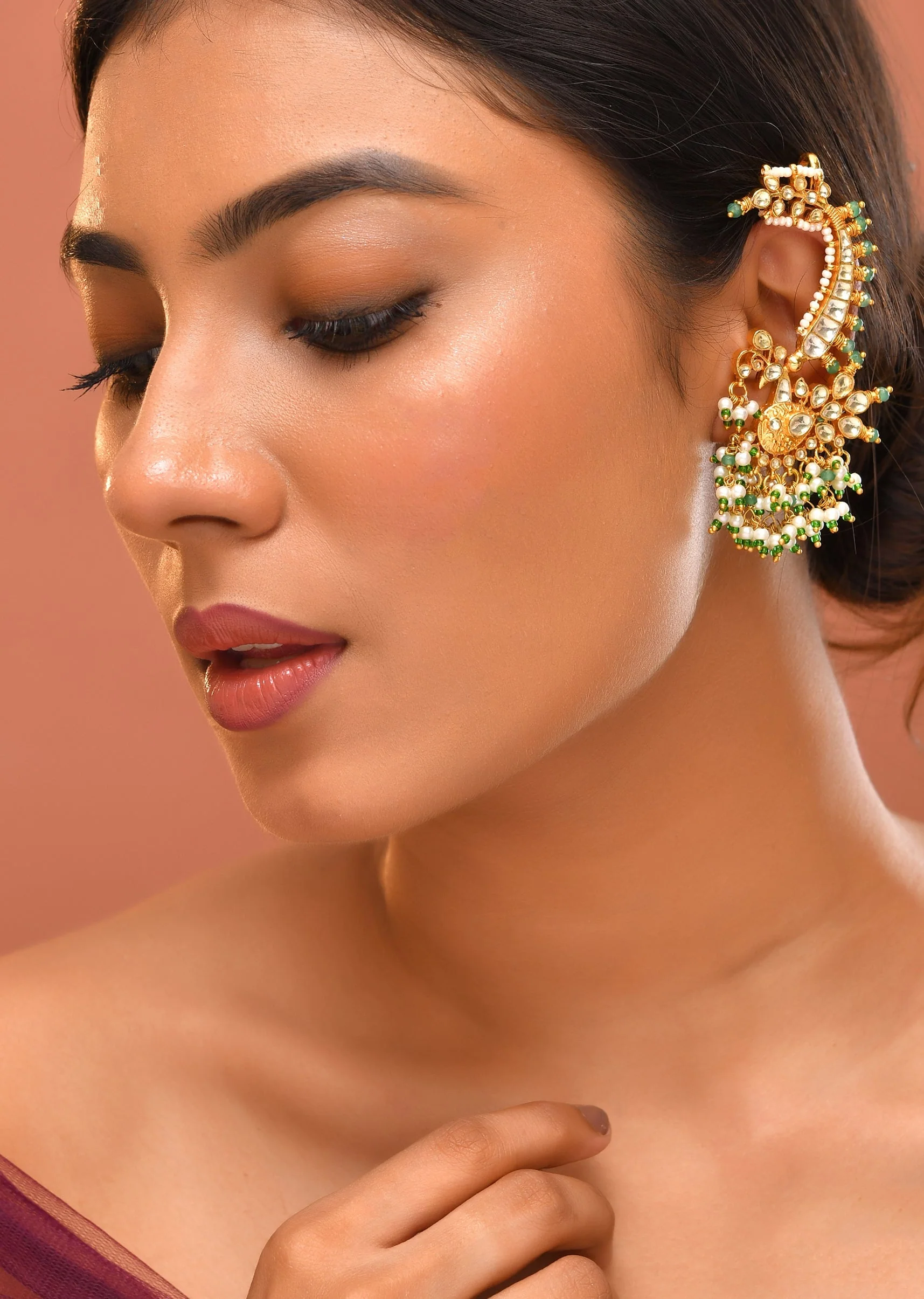 1033-gold-earrings-with-pachi-kundan-1.webp Gold Earrings With Pachi Kundan
