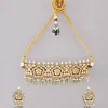 1037-mint-green-kundan-floral-motif-necklace-and-earrings-set-2.webp Mint Green Kundan Floral Motif Necklace and Earrings Set