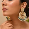 1042-green-kundan-floral-chandbalis-1.webp Green Kundan Floral Chandbalis