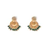 1042-green-kundan-floral-chandbalis-2.webp Green Kundan Floral Chandbalis