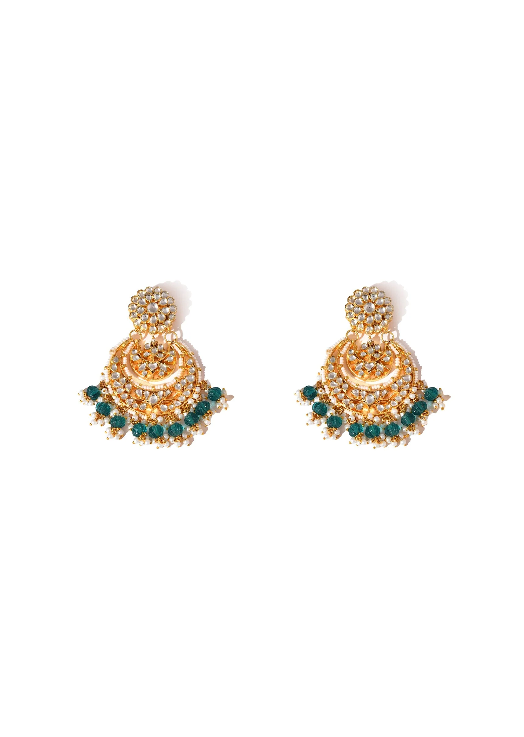 1042-green-kundan-floral-chandbalis-2.webp Green Kundan Floral Chandbalis