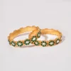 1043-gold-and-green-floral-motif-kundan-bangle-set-of-two-2.webp Gold and Green Floral Motif Kundan Bangle Set of Two