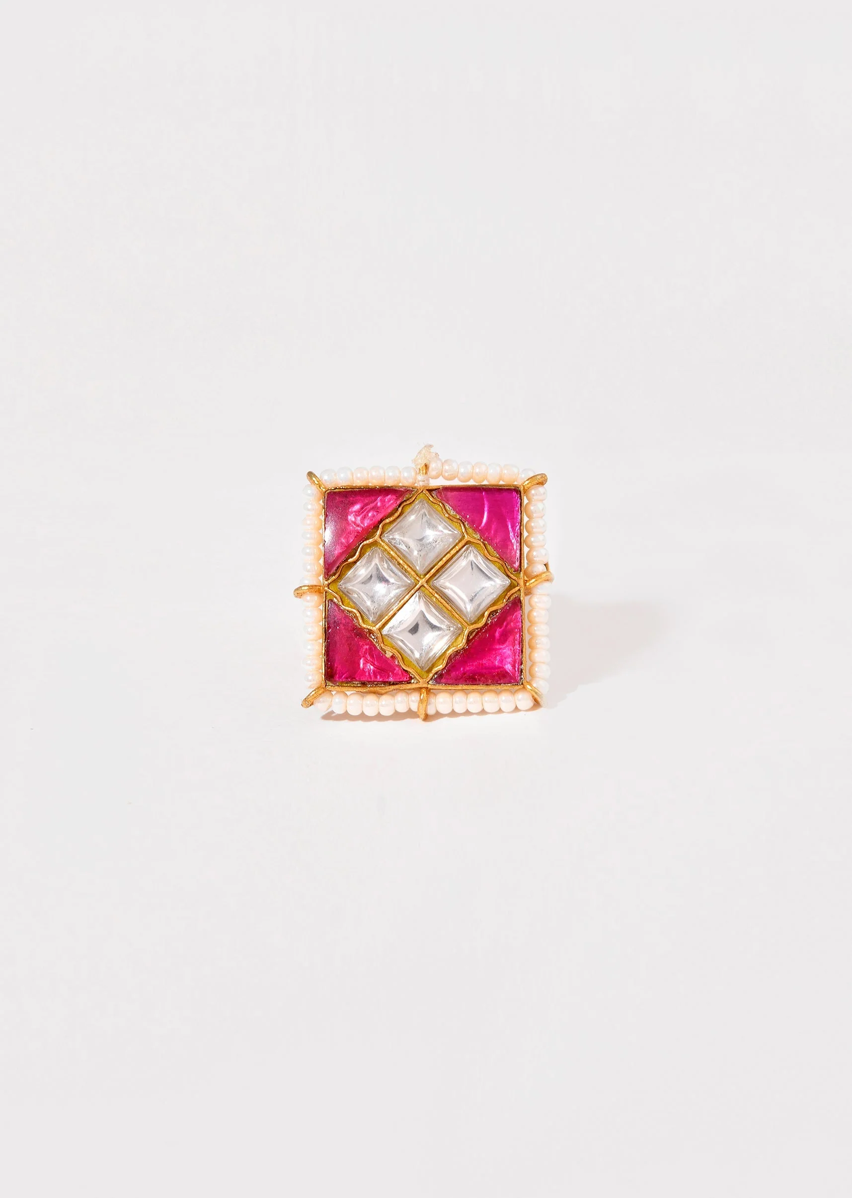 1046-pink-geometric-kundan-ring-2.webp Pink Geometric Kundan Ring