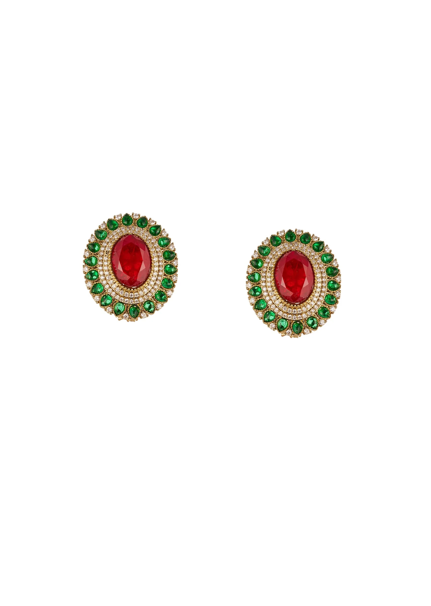 1062-red-and-green-rhodium-plated-cz-diamond-necklace-set-with-semi-precious-stones-4.webp Red and Green Rhodium Plated Cz Diamond Necklace Set with Semi Precious Stones