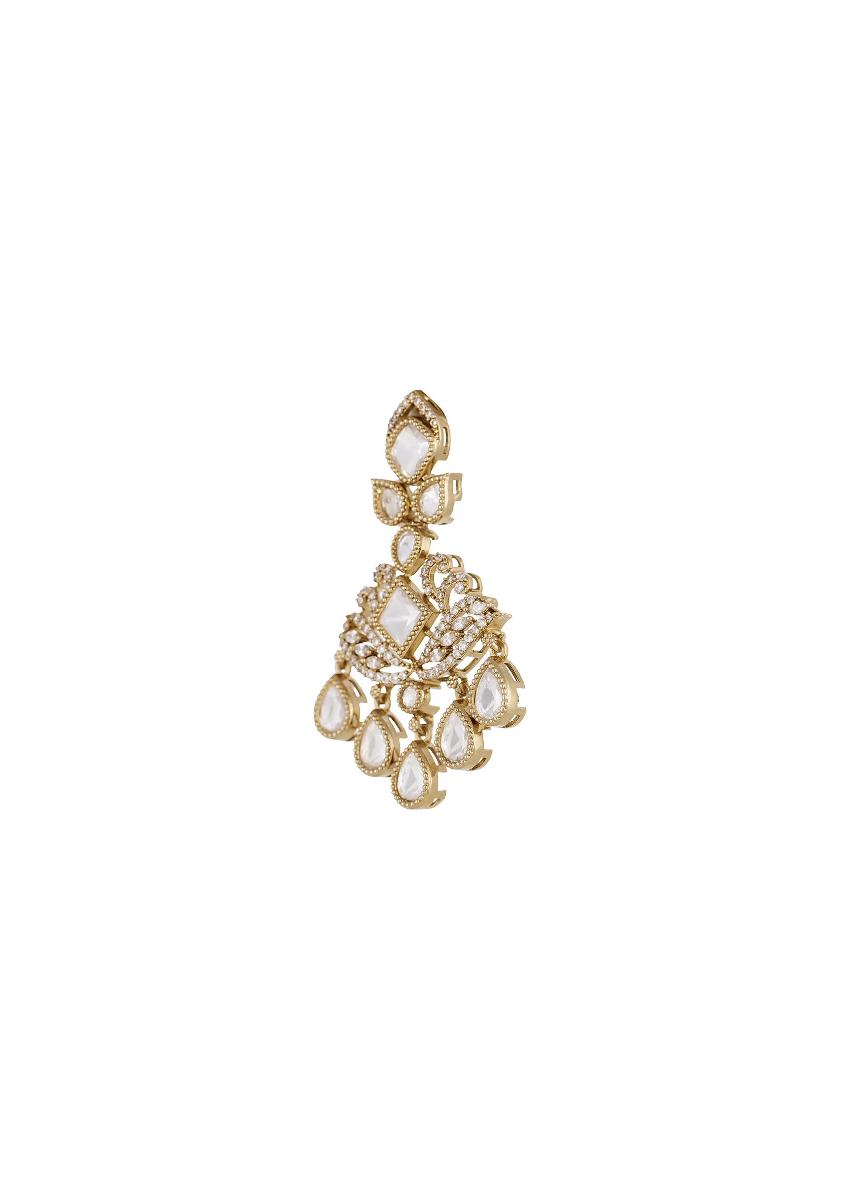 1065-gold-white-polki-earrings-with-timeless-detail-4.webp Gold White Polki Earrings With Timeless Detail