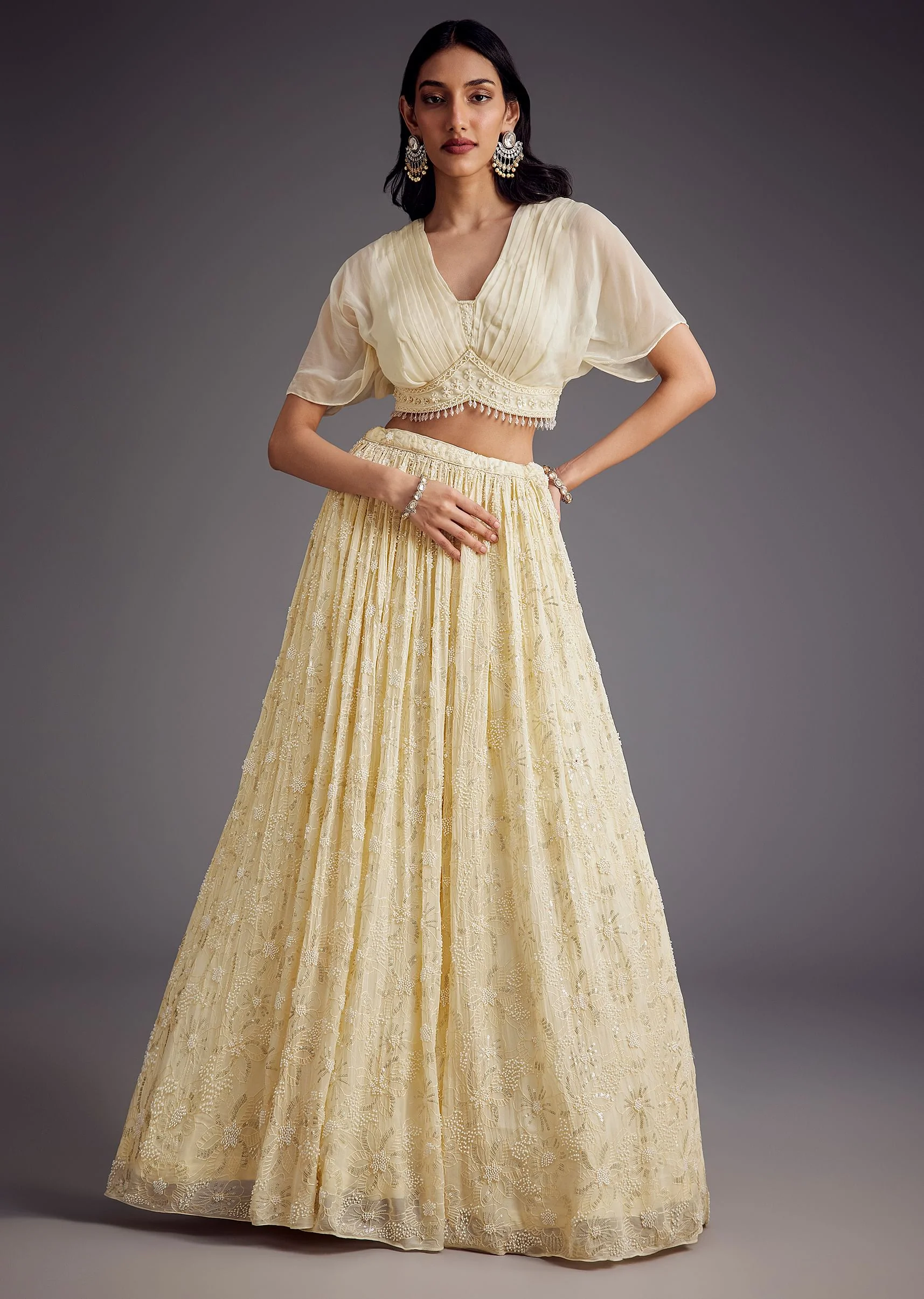 10651-off-white-embroidered-pleated-skirt-with-sheer-layered-croptop-1.webp Off White Embroidered Pleated Skirt With Sheer Layered Croptop