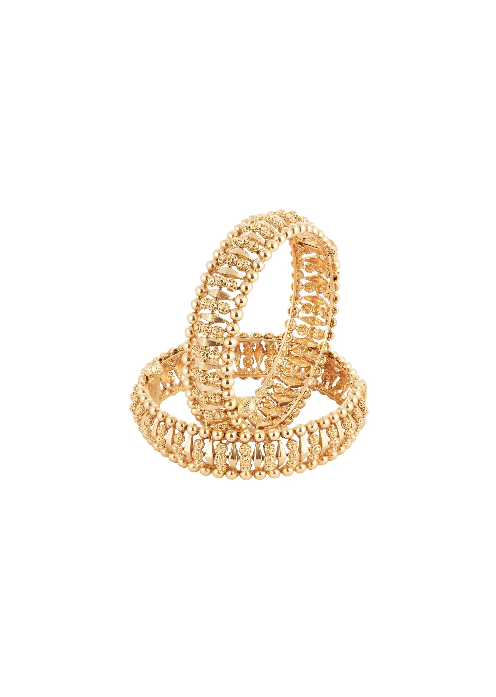 1066-gold-white-kundan-bangles-with-elegant-detail-2.webp Gold White Kundan Bangles With Elegant Detail