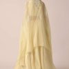 White Organza Jacket And Lehenga Set With Sequin Work