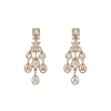 White And Gold Stone Encrusted Necklace Set With Maangtikka