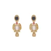 Multi Stone Embellished Necklace Set