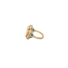 White Stone Festive Statement Ring