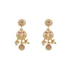 Antique Gold Toned Rajwadi Kundan Necklace Set