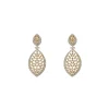 White Pearl And Zirconia Necklace Set