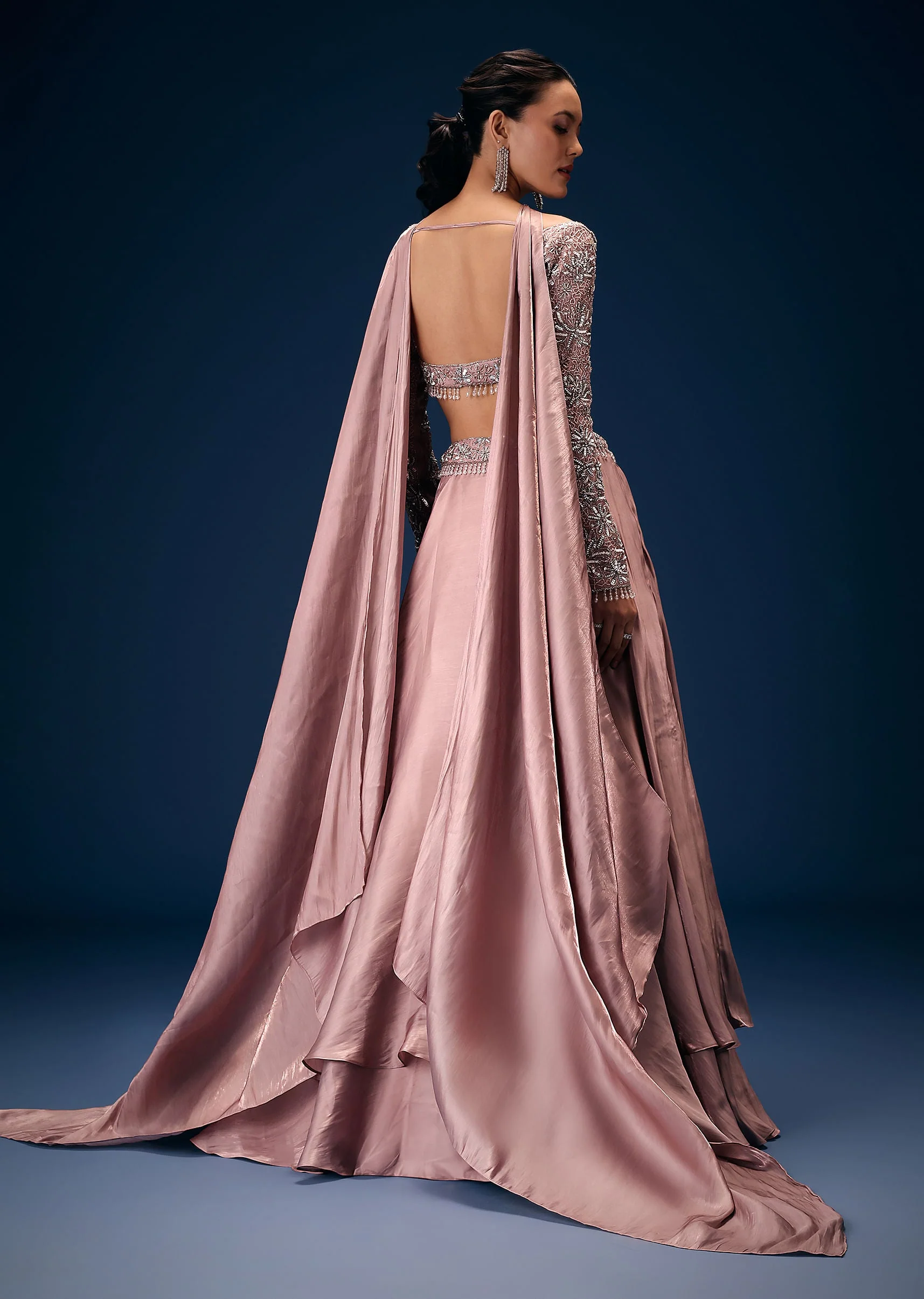 10995-onion-pink-embroidered-blouse-with-lehenga-and-choker-dupatta-5.webp Onion Pink Embroidered Blouse With Lehenga And Choker Dupatta