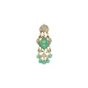 Pastel Lotus Motif Dangler Earrings
