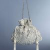 Silver Mirror Work Potli