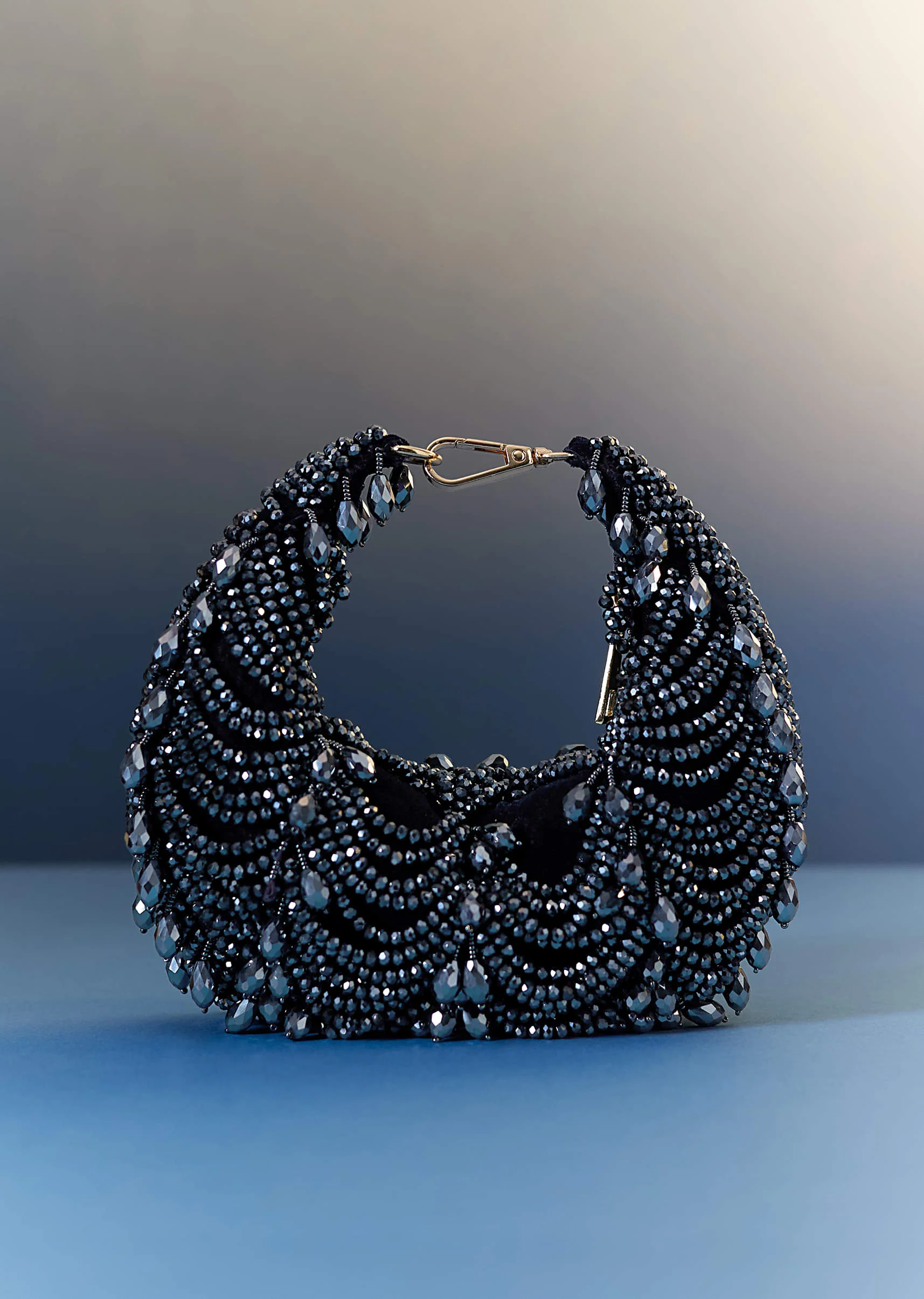11078-black-potli-with-beaded-accents-1.webp Black Potli With Beaded Accents