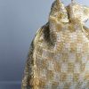 Silver-Gold Metallic Tassel Potli