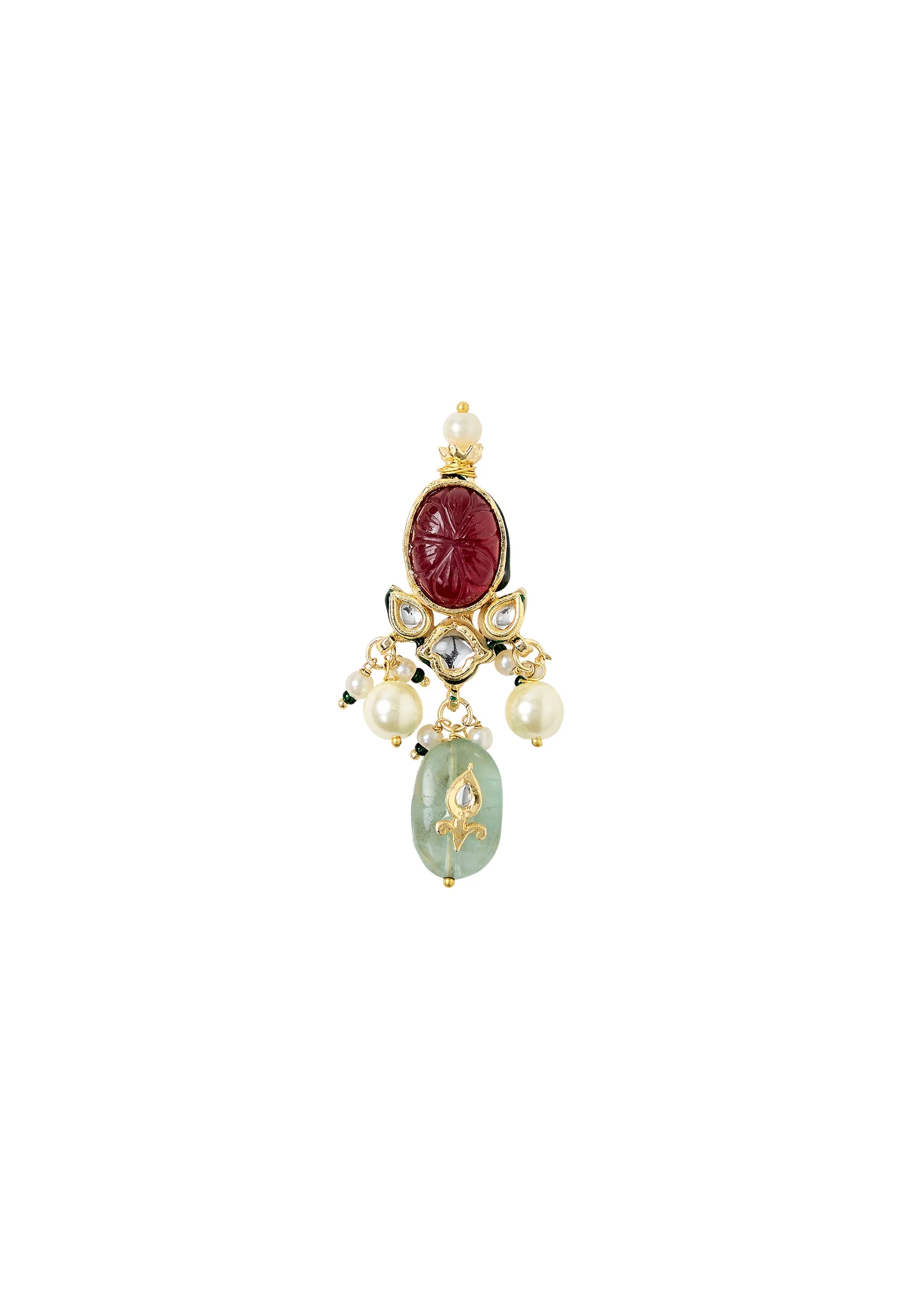 Multicolor Gemstone Choker Necklace Set