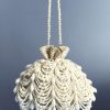 Ivory Pearl Drop Potli