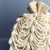 Ivory Pearl Drop Potli