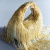Gold Potli With Tassel Detailing