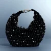 Black Potli With Bead Work