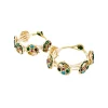 Gold Plated Multicolored Gemstone Kundan Polki Bracelet