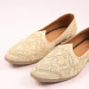 11131-off-white-raw-silk-zardozi-juttis-2.webp Off White Raw Silk Zardozi Juttis