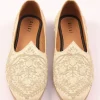 11131-off-white-raw-silk-zardozi-juttis-5.webp Off White Raw Silk Zardozi Juttis