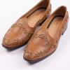 Brown Zardosi Work Juttis For Men