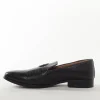 Black Mens Footwear With Metal Detail Work