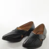 Black Faux Leather Mens Footwear