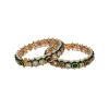 Gold Plated Multicolored Gemstones Kundan Polki Bangles