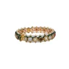 Gold Plated Multicolored Gemstones Kundan Polki Bangles