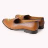 Brown Shaded Juttis with Stone Work