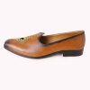 Brown Shaded Juttis with Stone Work